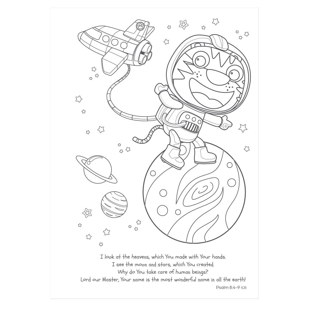 God Is With Me Wherever I Go! Colouring Adventure for Kids