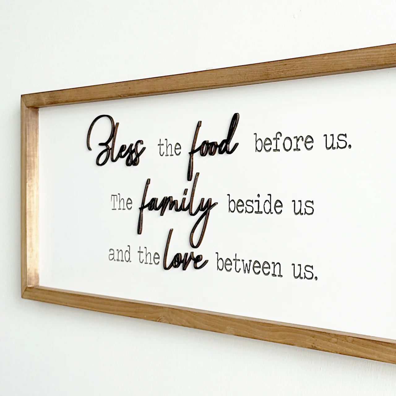 Bless This Food Plaque (website exclusive)