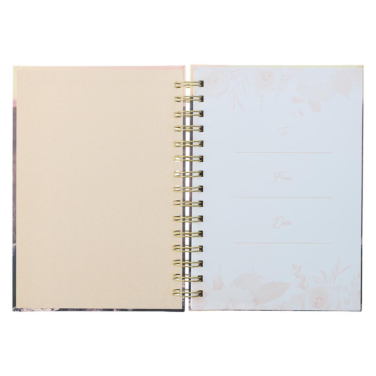 All Things Are Possible Mountain Vista Large Wirebound Journal - Matthew 19:26
