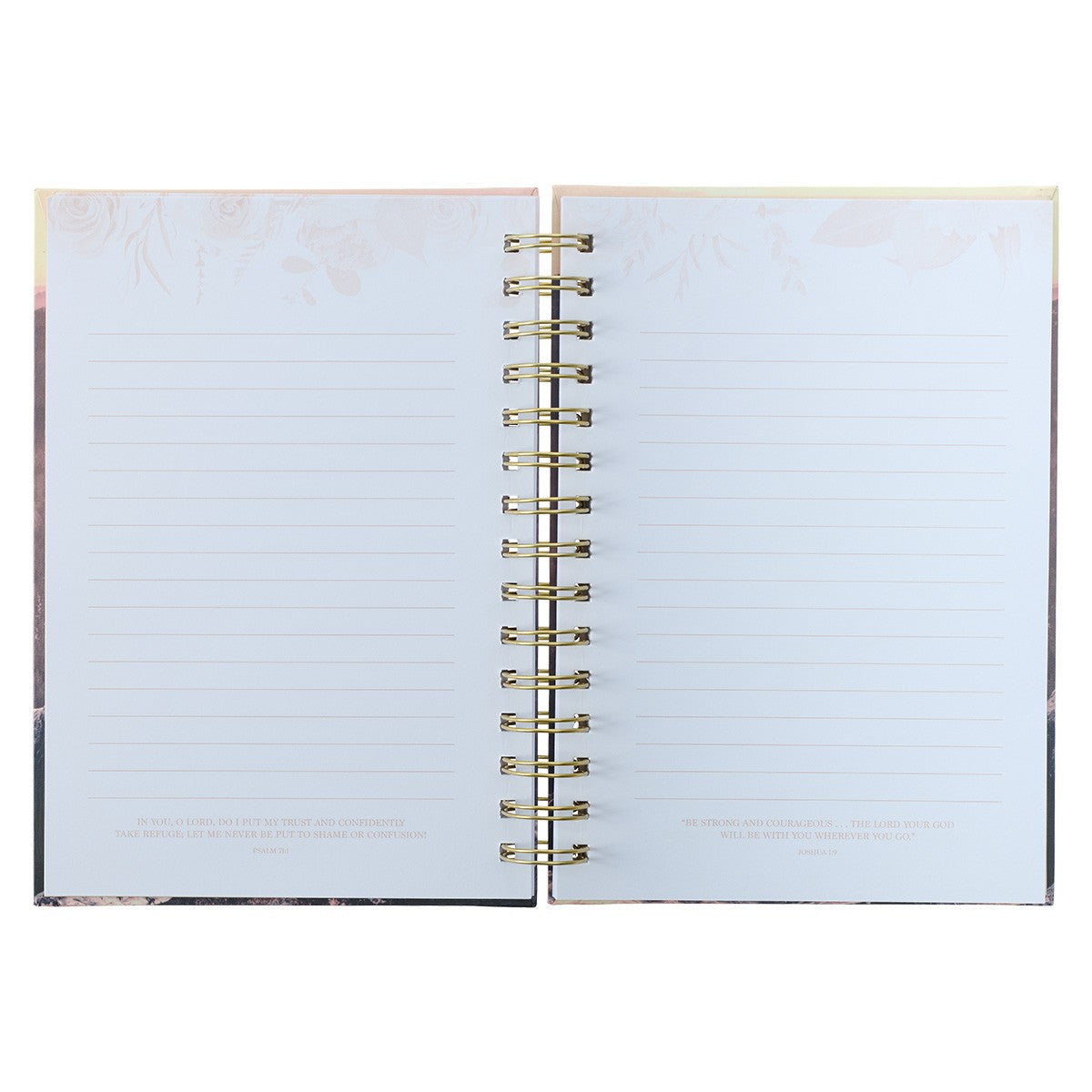 All Things Are Possible Mountain Vista Large Wirebound Journal - Matthew 19:26