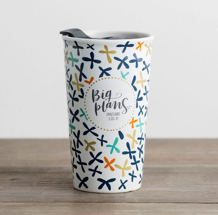 Big Plans Ceramic Tumbler - The Amazing Grace Co