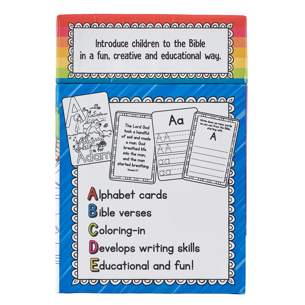 52 ABC Bible Fun Colouring Cards for Kids - The Amazing Grace Co
