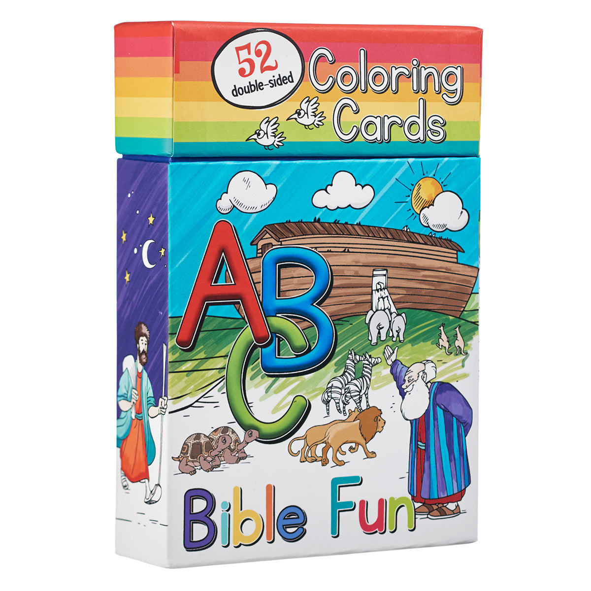 52 ABC Bible Fun Colouring Cards for Kids - The Amazing Grace Co