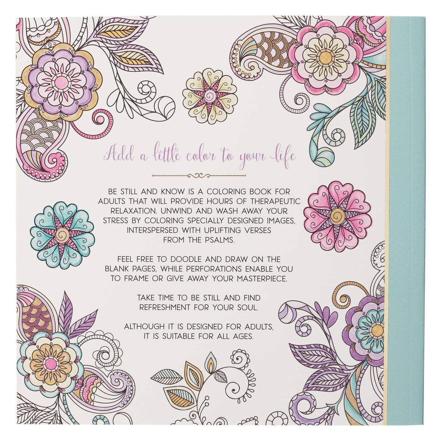 Be Still & Know Inspirational Adult Colouring Book - The Amazing Grace Co