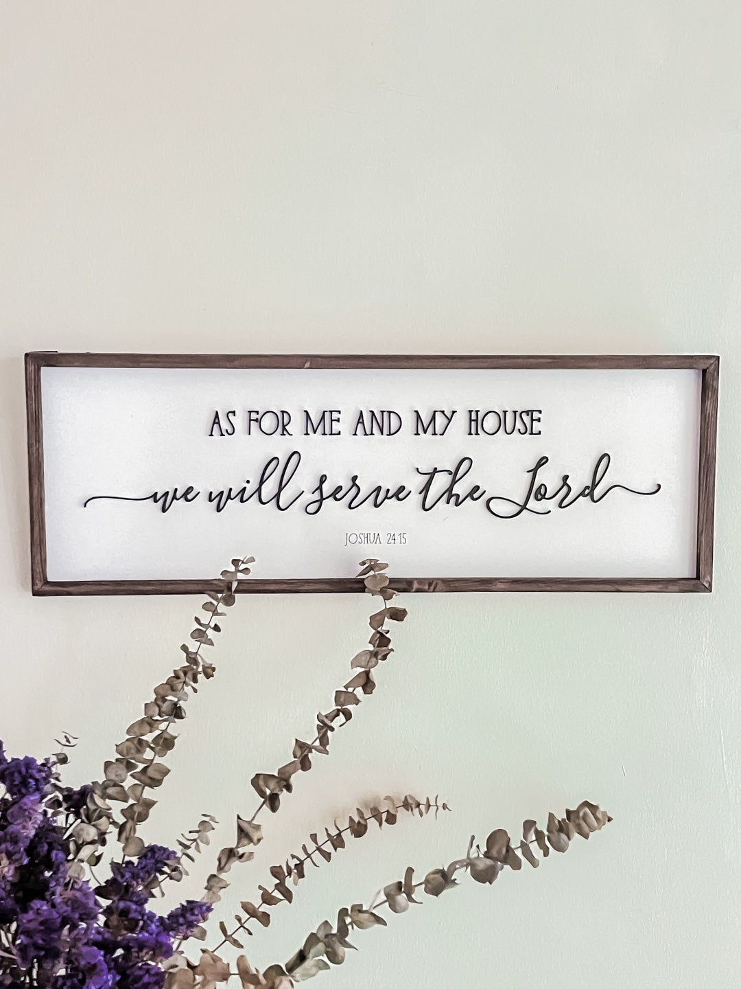 As For Me and My House Plaque (website exclusive)