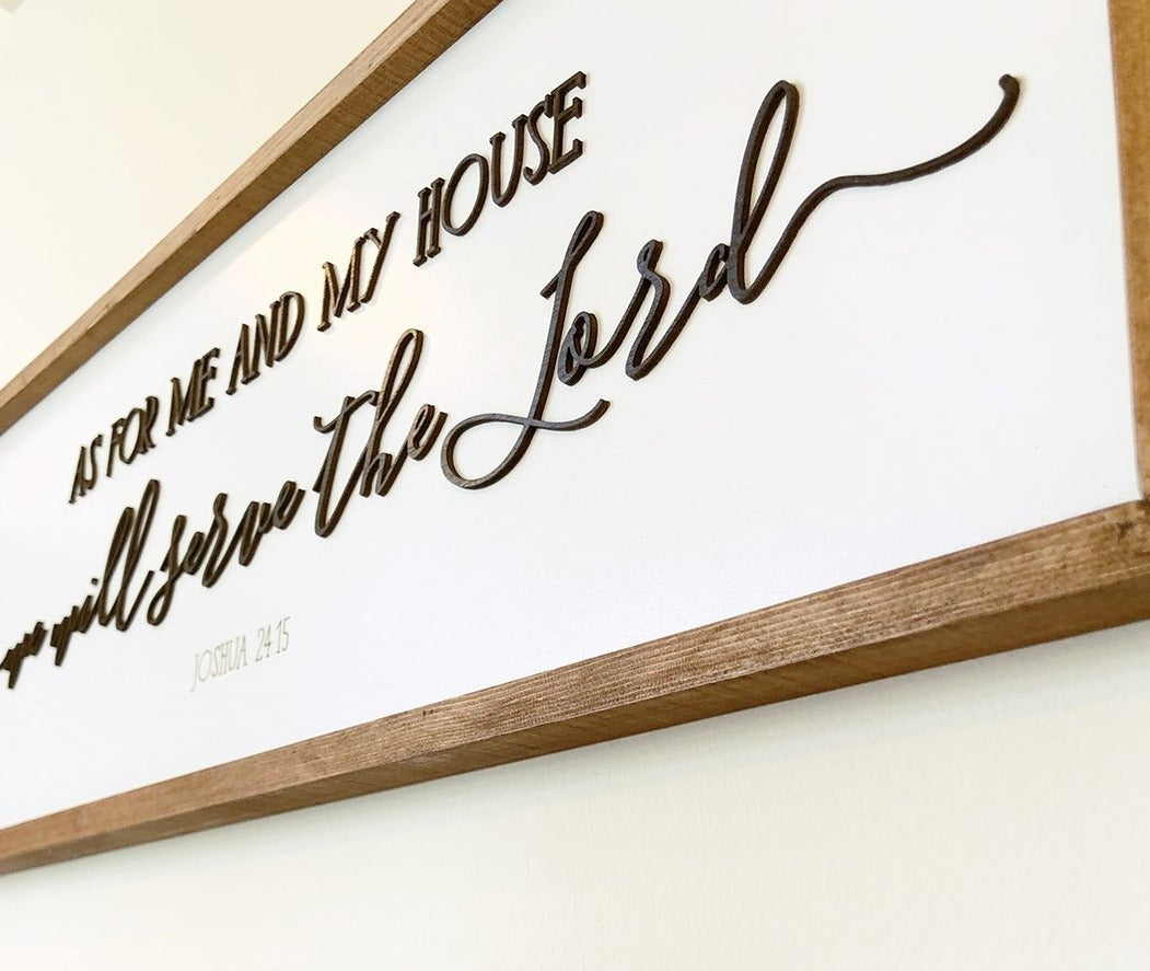 As For Me and My House Plaque (website exclusive)