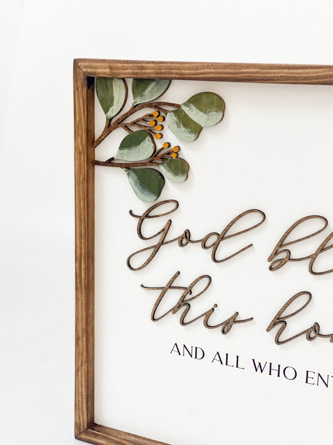 God Bless This Home Plaque
