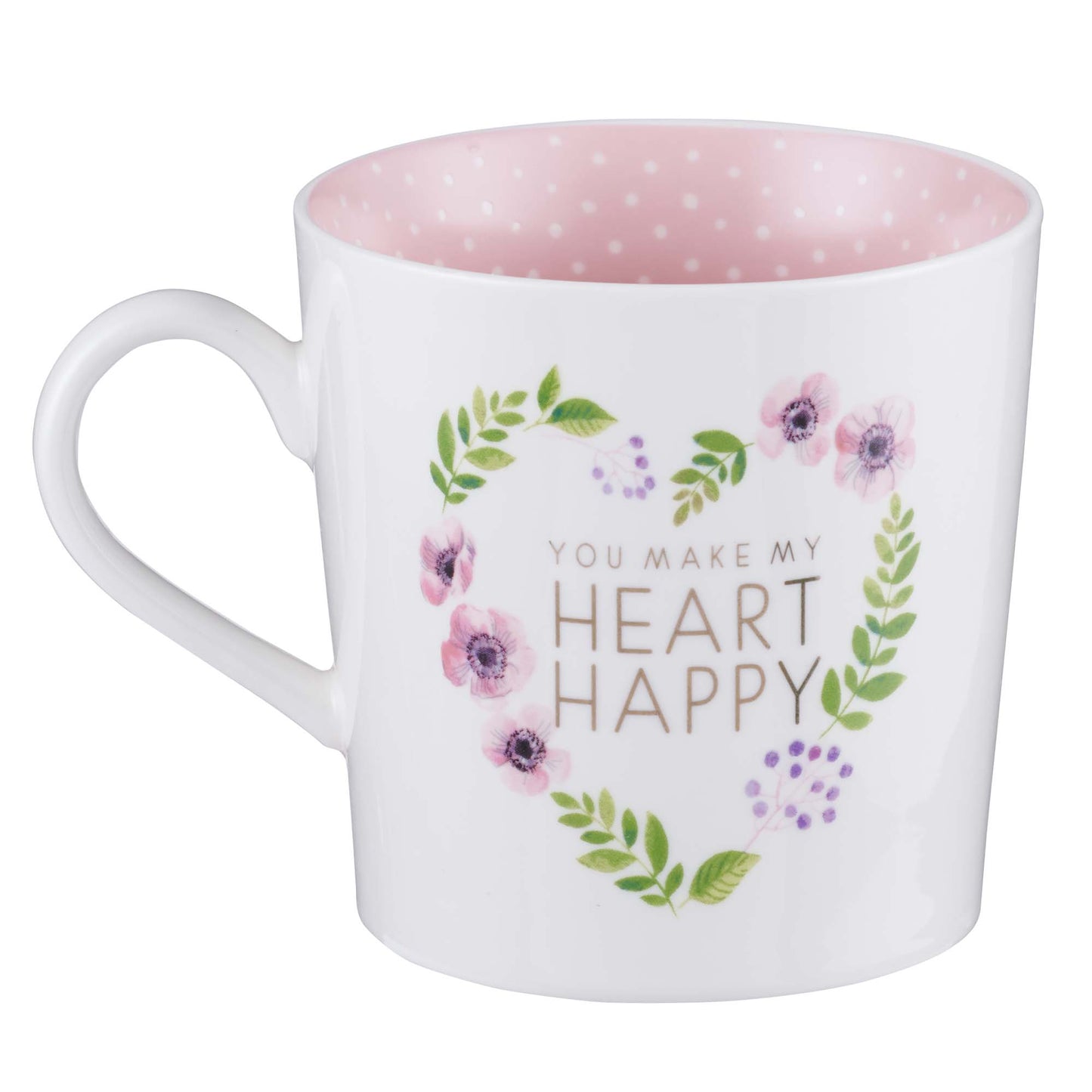 You Make My Heart Happy Ceramic Coffee Mug - The Amazing Grace Co
