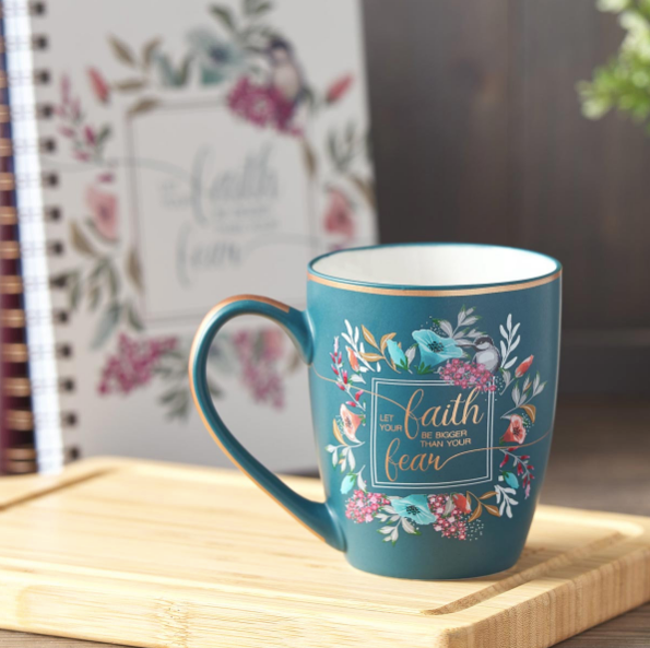 Let Your Faith Be Bigger Coffee Mug - The Amazing Grace Co