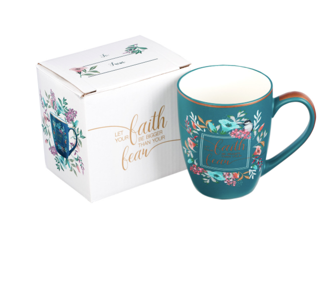 Let Your Faith Be Bigger Coffee Mug - The Amazing Grace Co