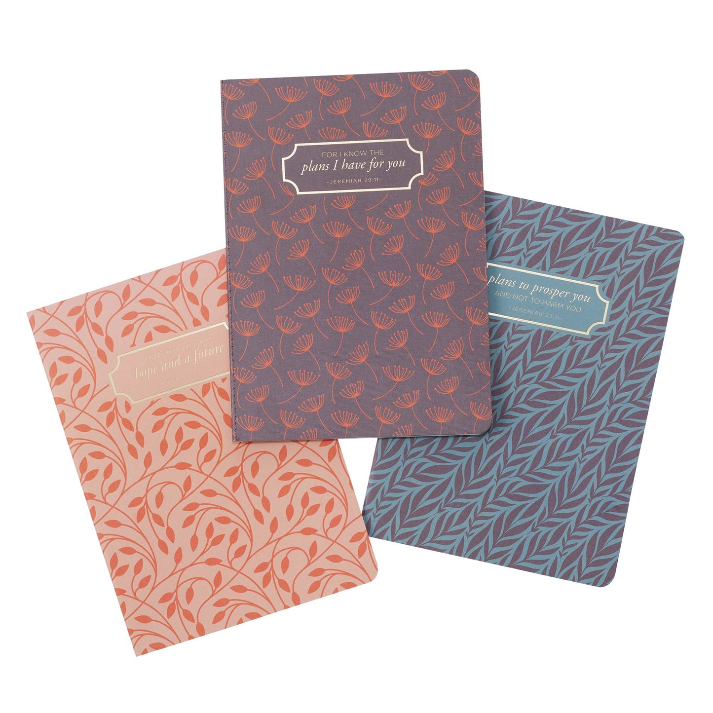 I Know the Plans Large Notebook Set - Jeremiah 29:11 - The Amazing Grace Co