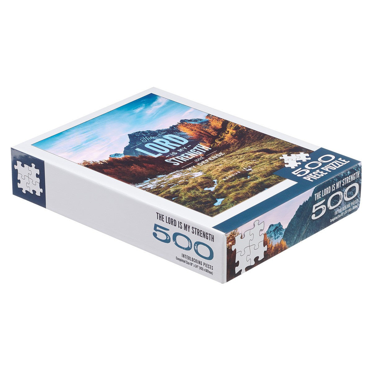 Strength & Defence Mountain Top 500-piece Jigsaw Puzzle - Exodus 15:2