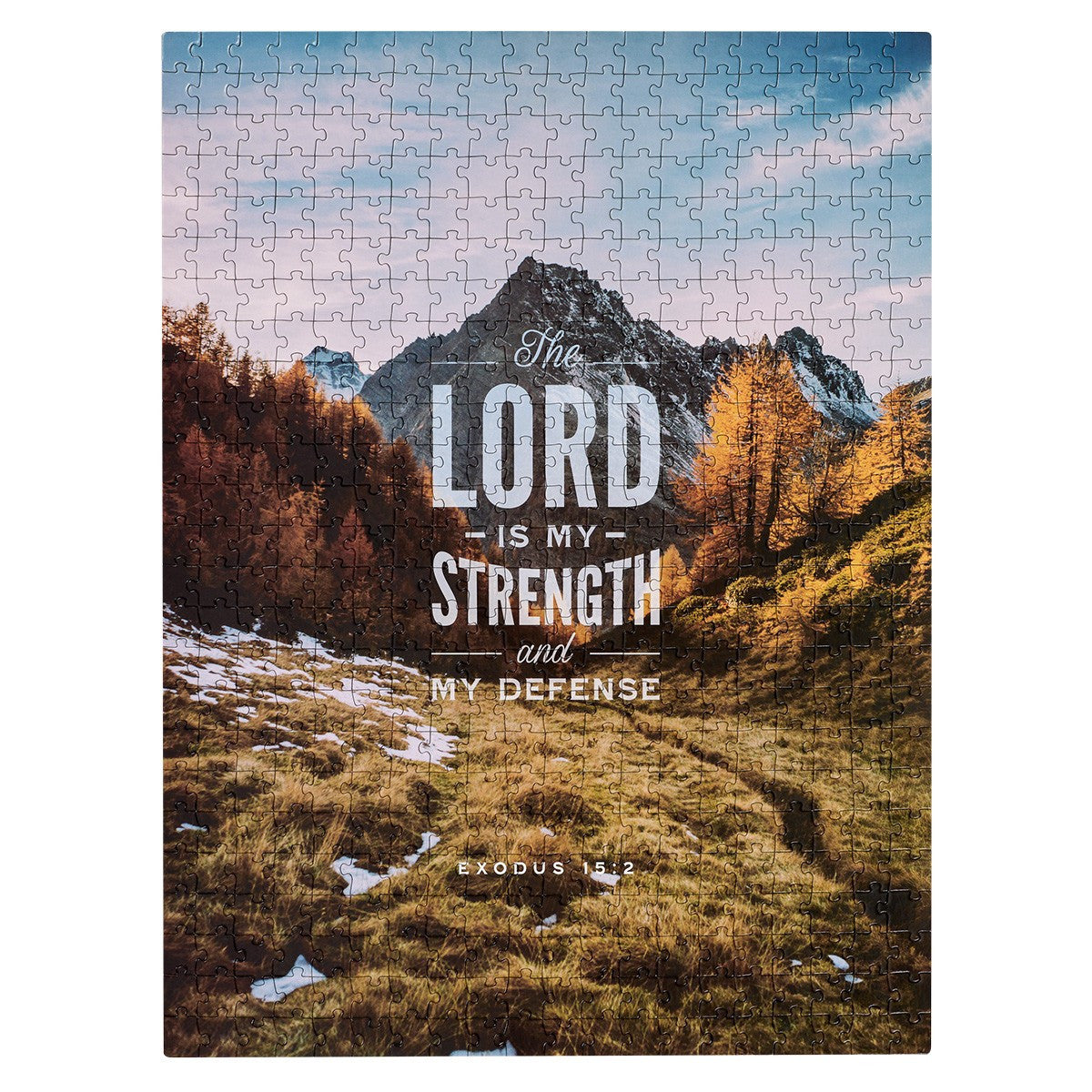 Strength & Defence Mountain Top 500-piece Jigsaw Puzzle - Exodus 15:2