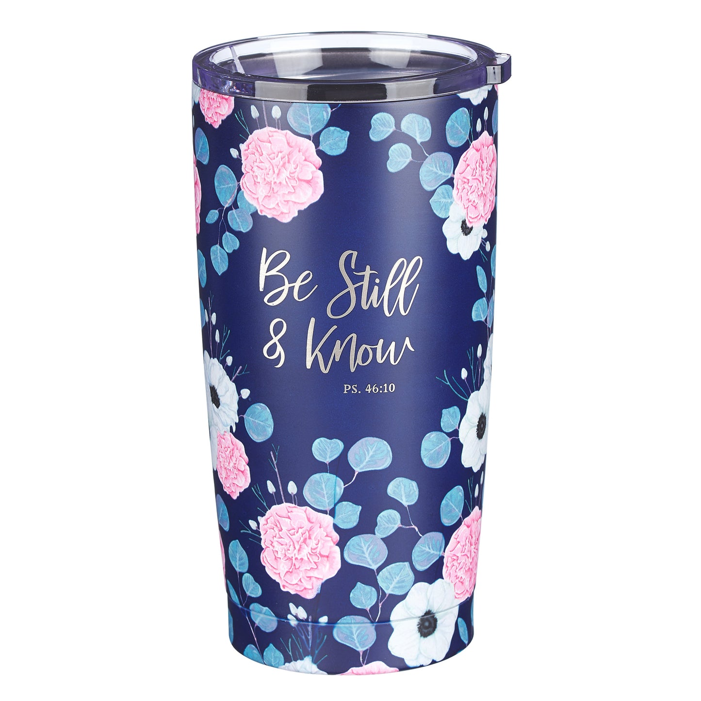Be Still & Know Stainless Steel Mug - Psalm 46:10 - The Amazing Grace Co