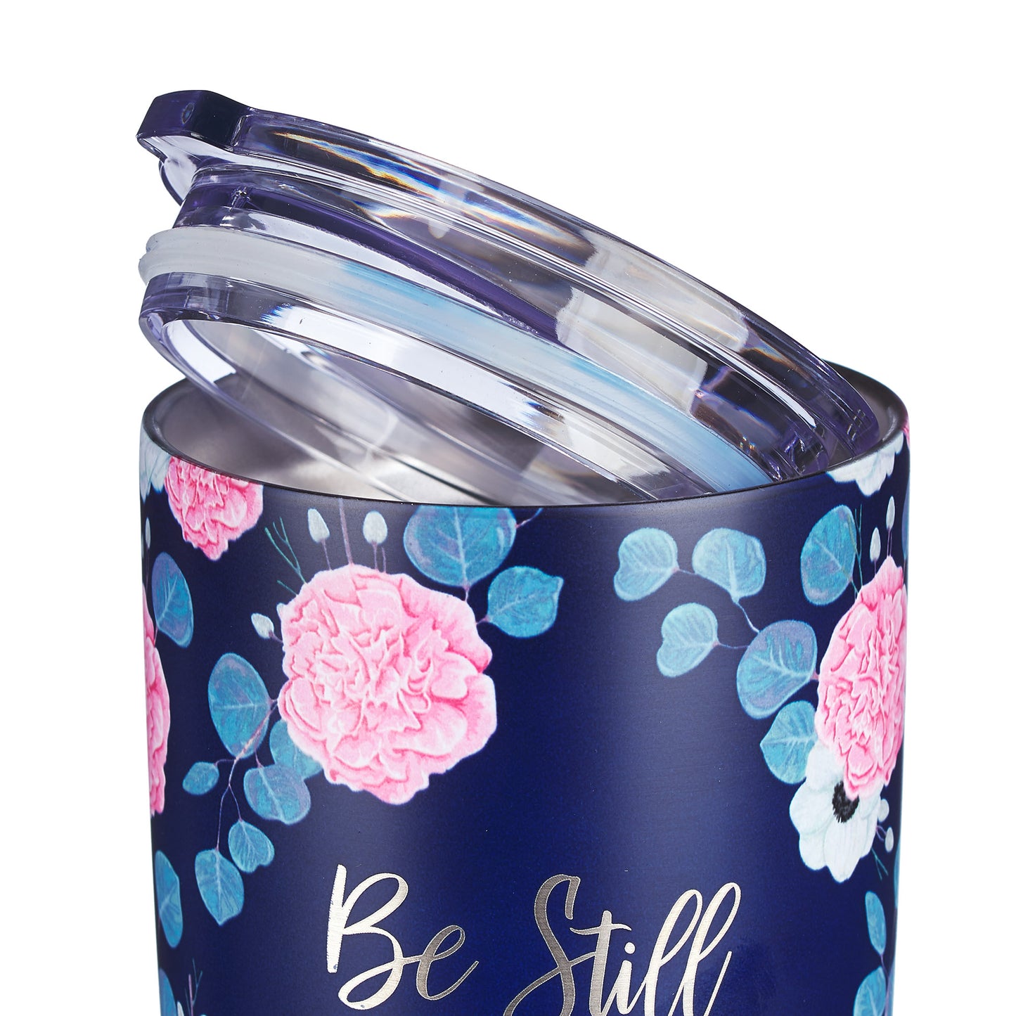 Be Still & Know Stainless Steel Mug - Psalm 46:10 - The Amazing Grace Co