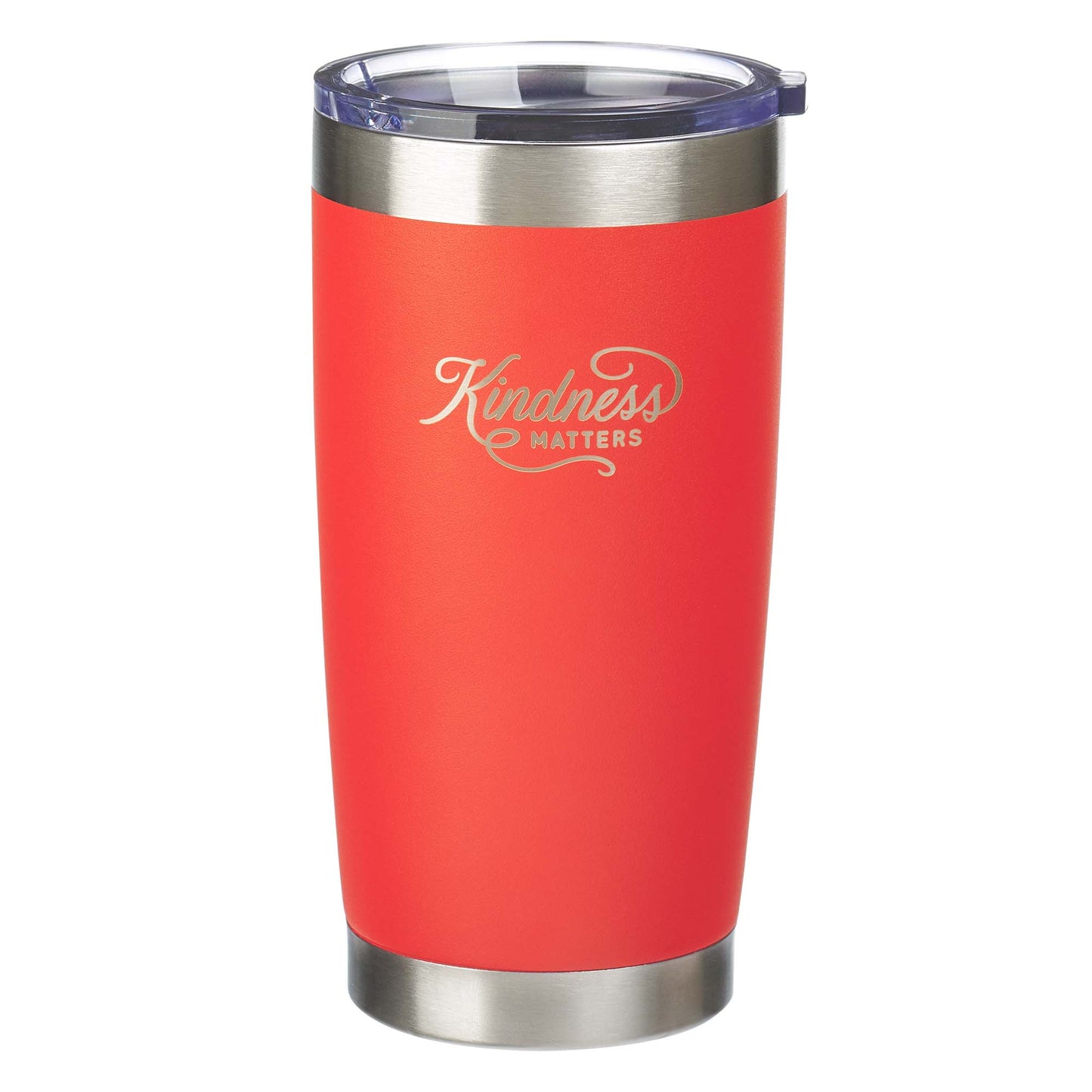Kindness Matters Orange Stainless Steel Mug