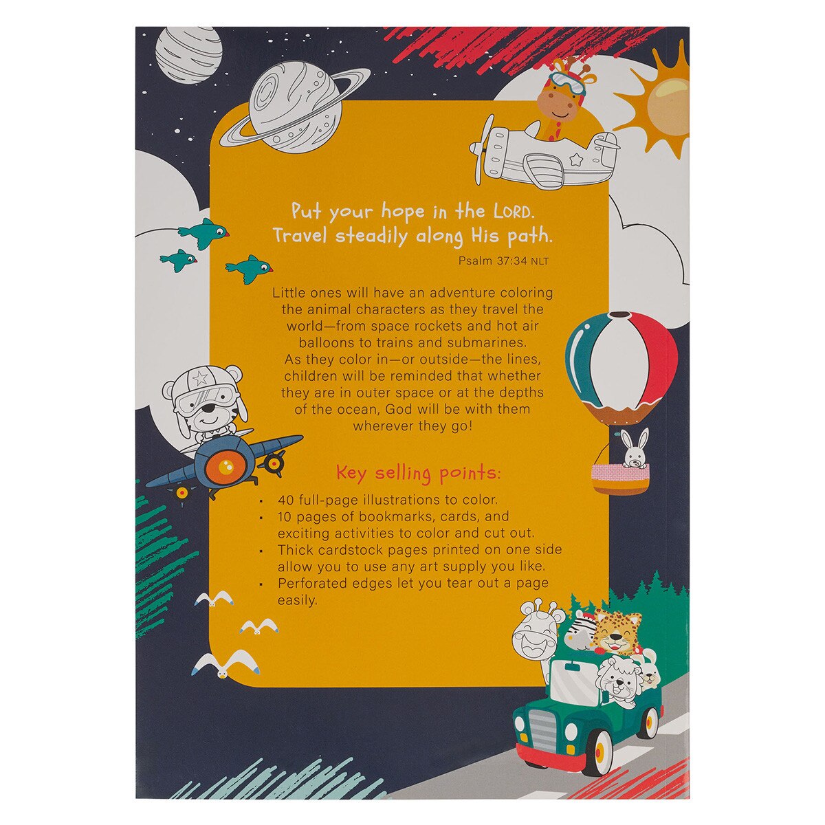 God Is With Me Wherever I Go! Colouring Adventure for Kids