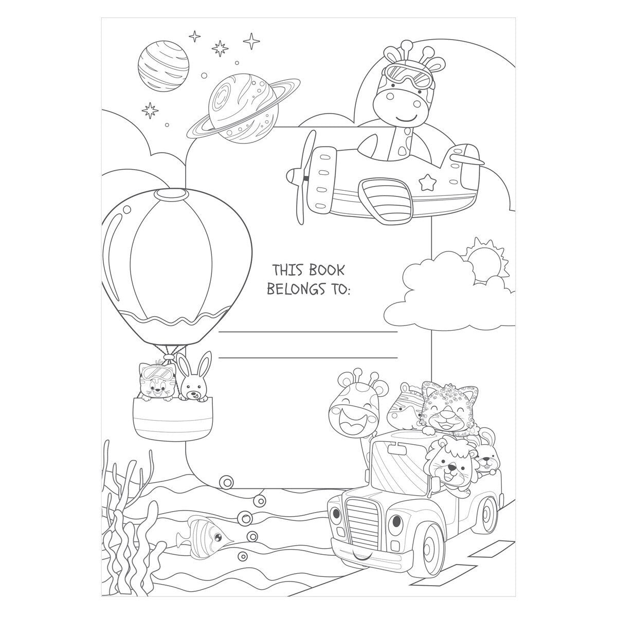 God Is With Me Wherever I Go! Colouring Adventure for Kids