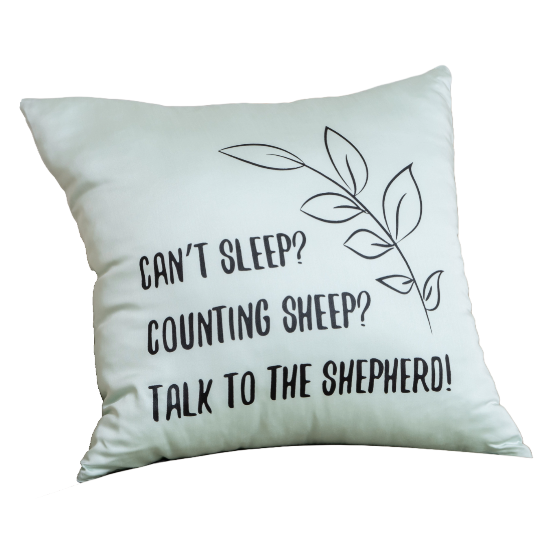 Talk To The Shepard Organic Bamboo Lyocell Cushion Cover