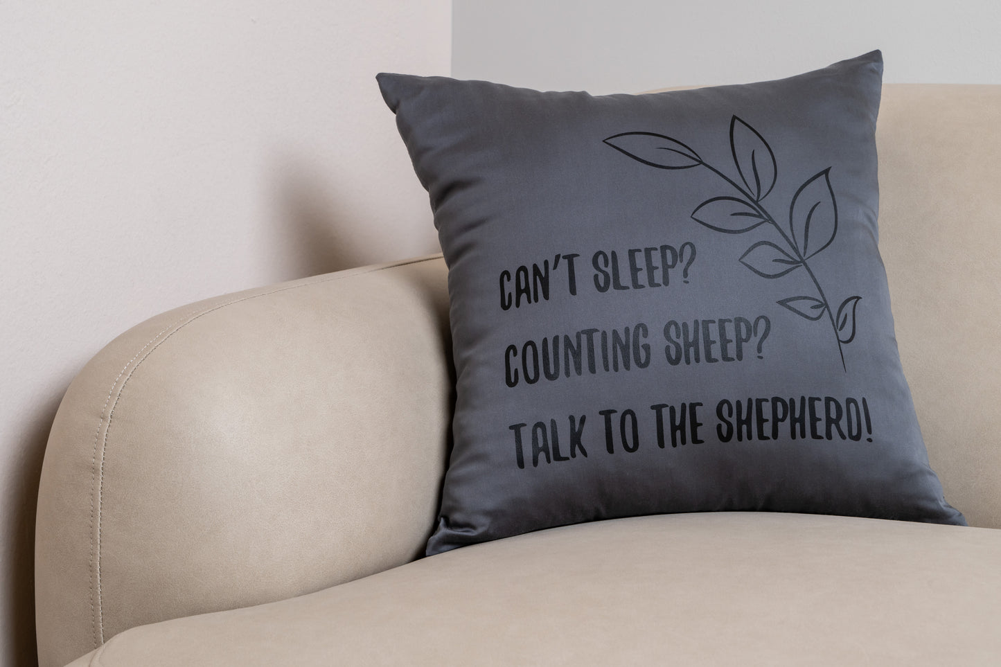 Talk To The Shepard Organic Bamboo Lyocell Cushion Cover