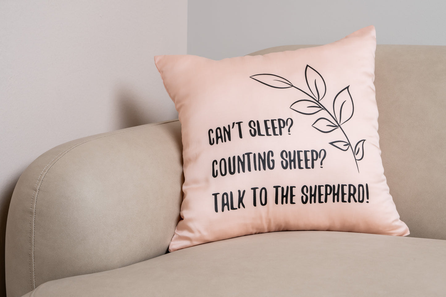 Talk To The Shepard Organic Bamboo Lyocell Cushion Cover