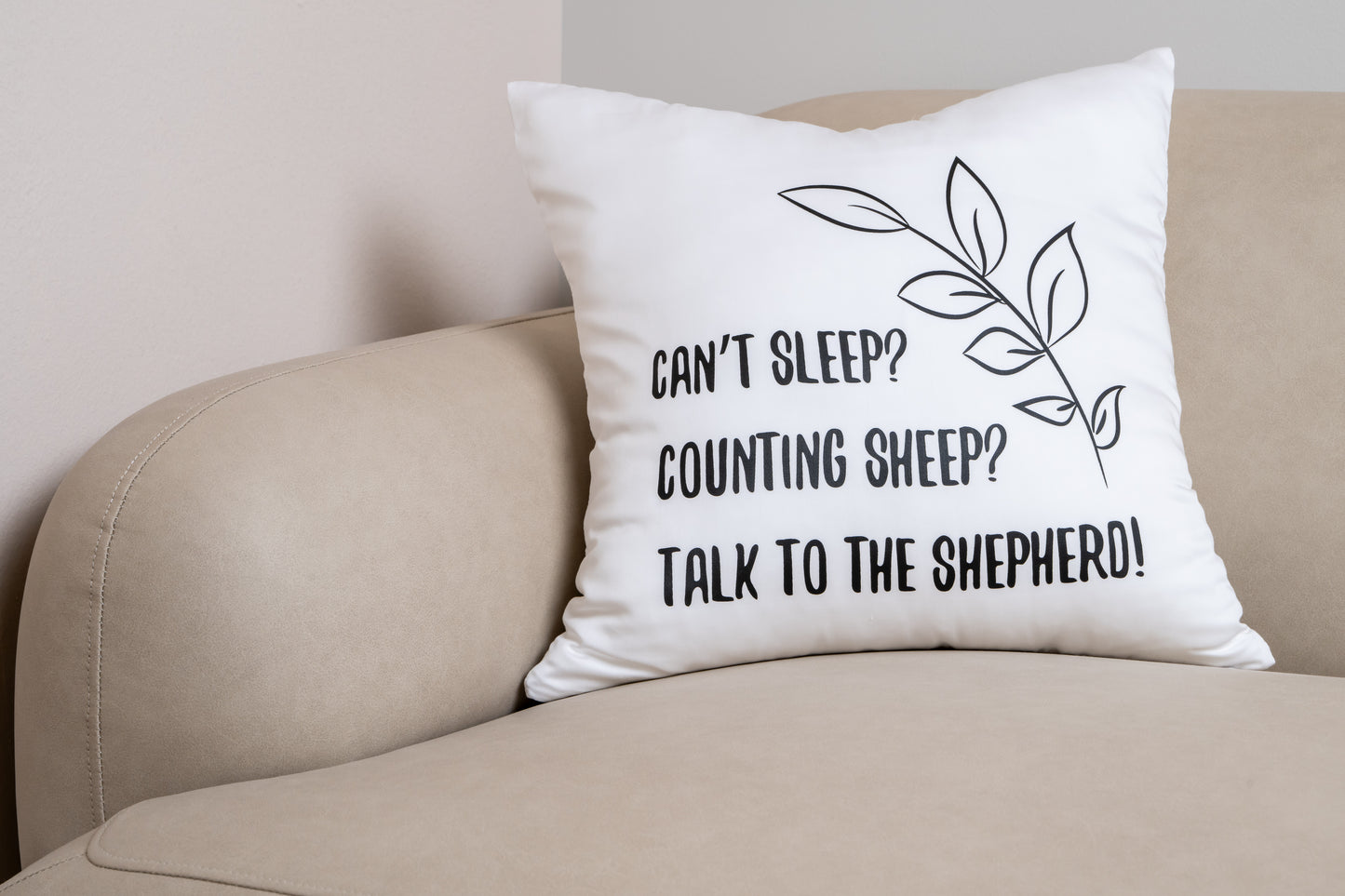 Talk To The Shepard Organic Bamboo Lyocell Cushion Cover