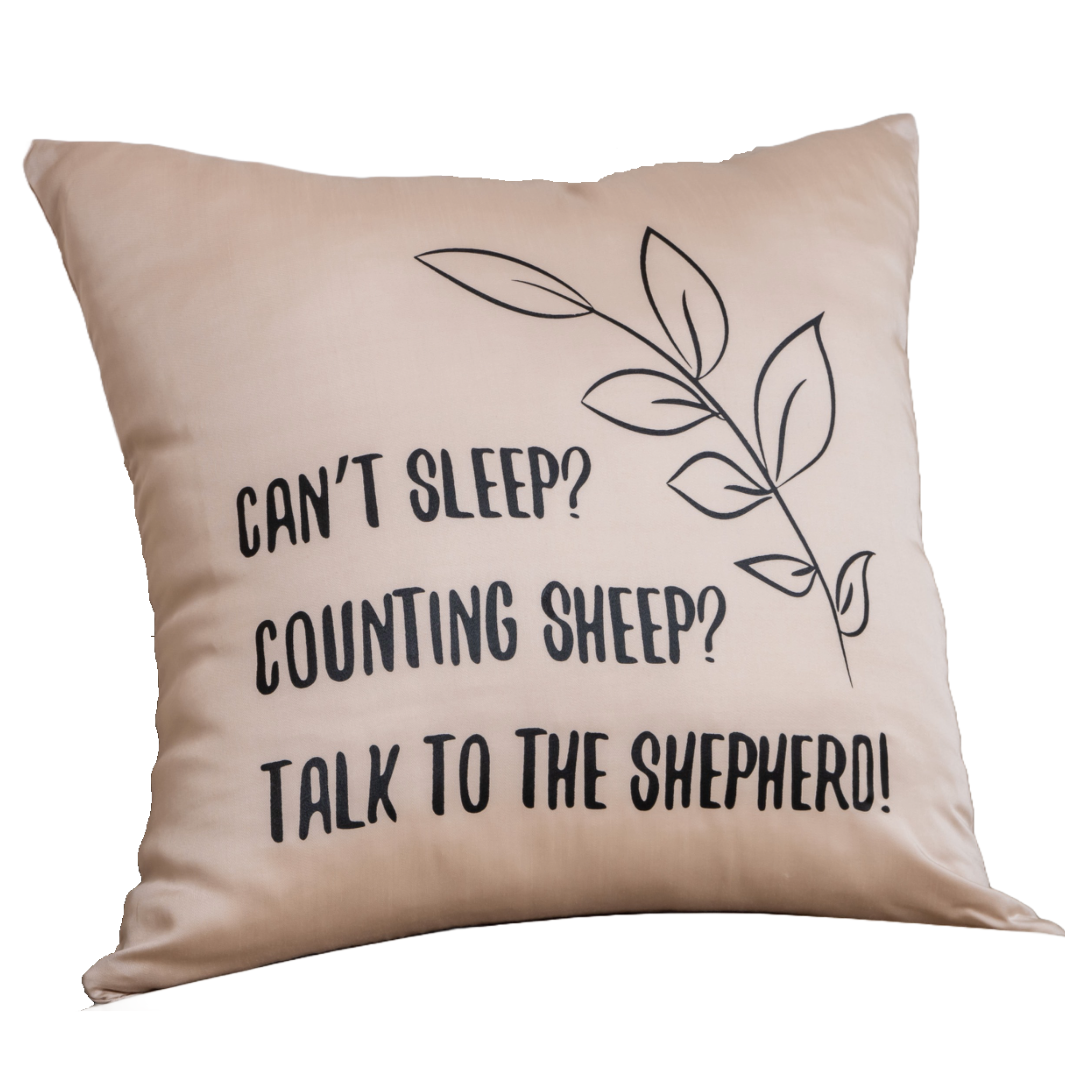 Talk To The Shepard Organic Bamboo Lyocell Cushion Cover