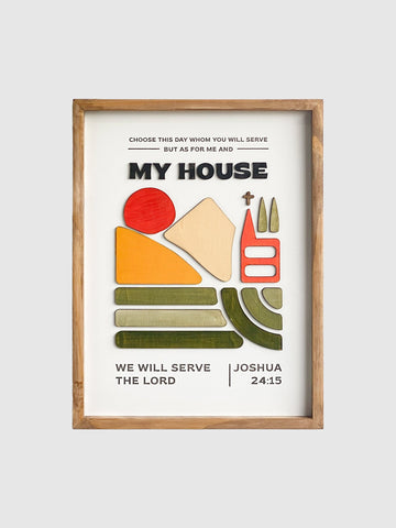 As For Me and My House Plaque (website exclusive)