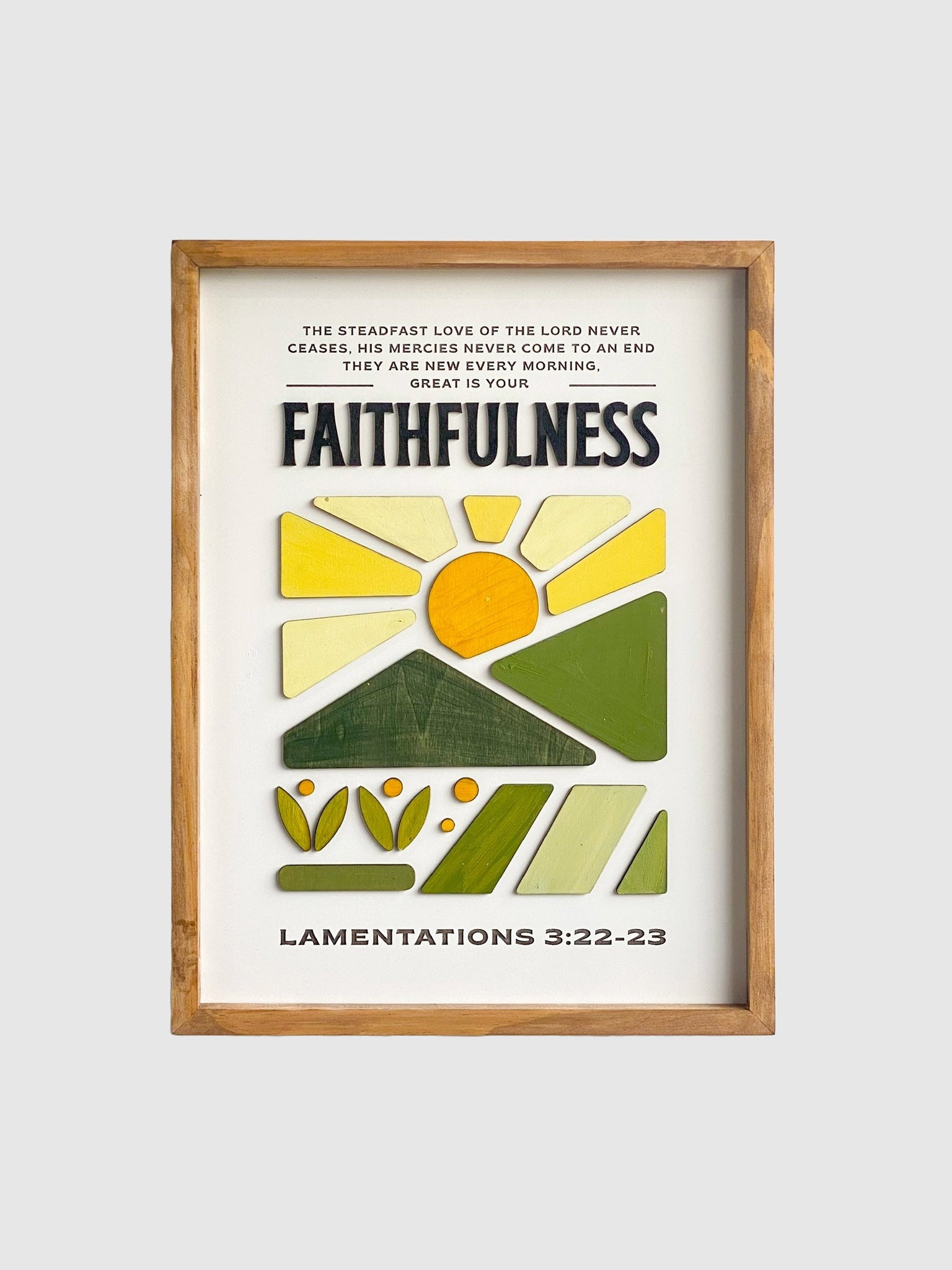 Great Is Your Faithfulness Plaque (website exclusive)