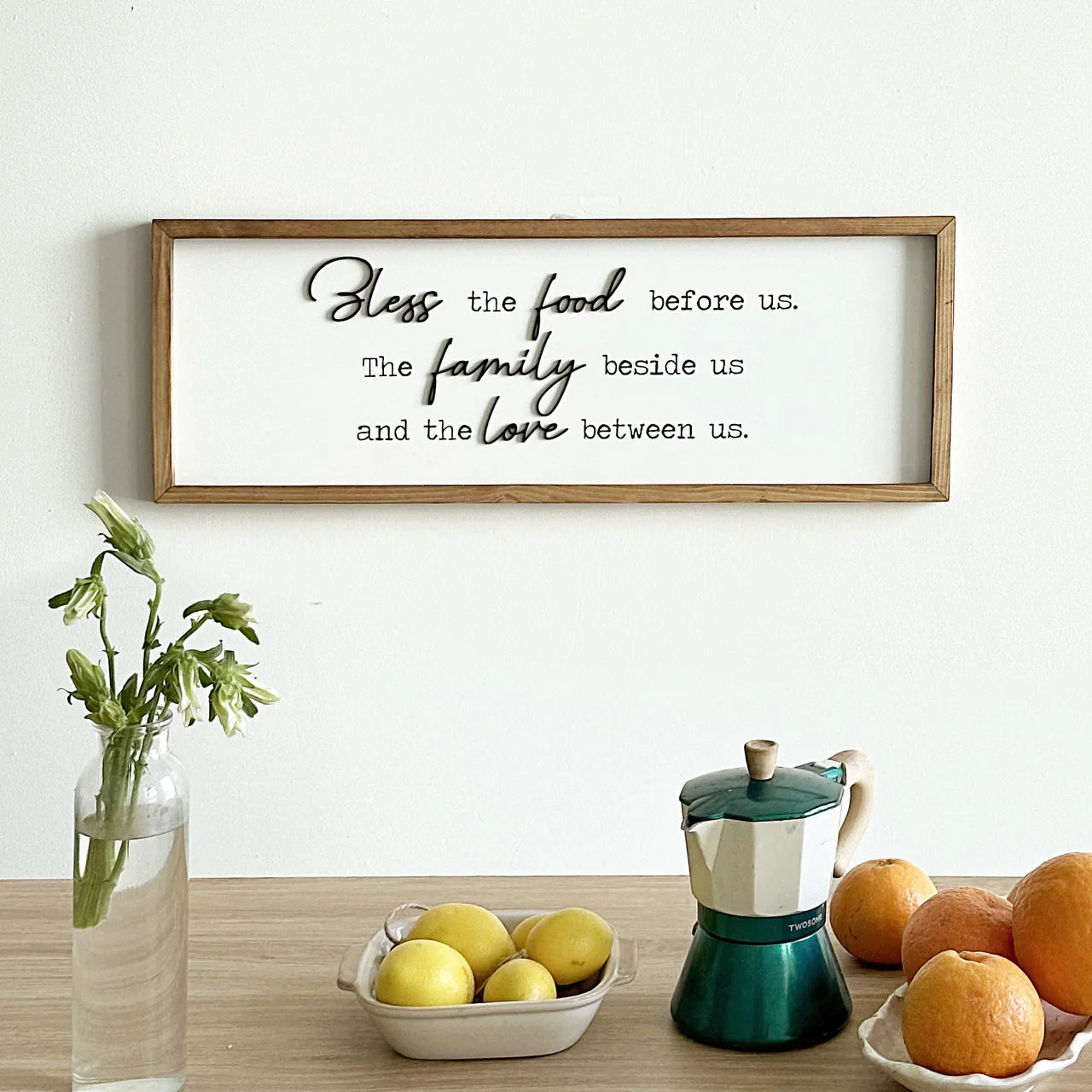 Bless This Food Plaque (website exclusive)