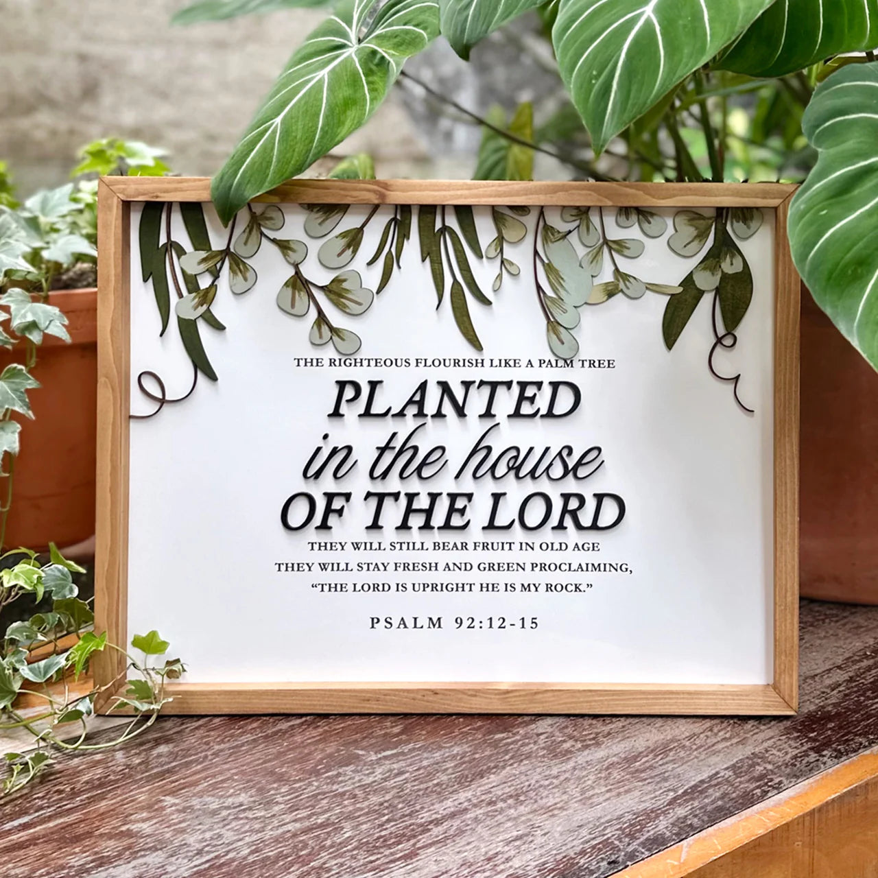 Planted In The House Of The Lord Plaque (website exclusive)