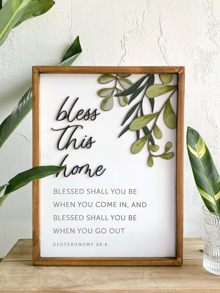 Bless This Home Plaque (website exclusive)