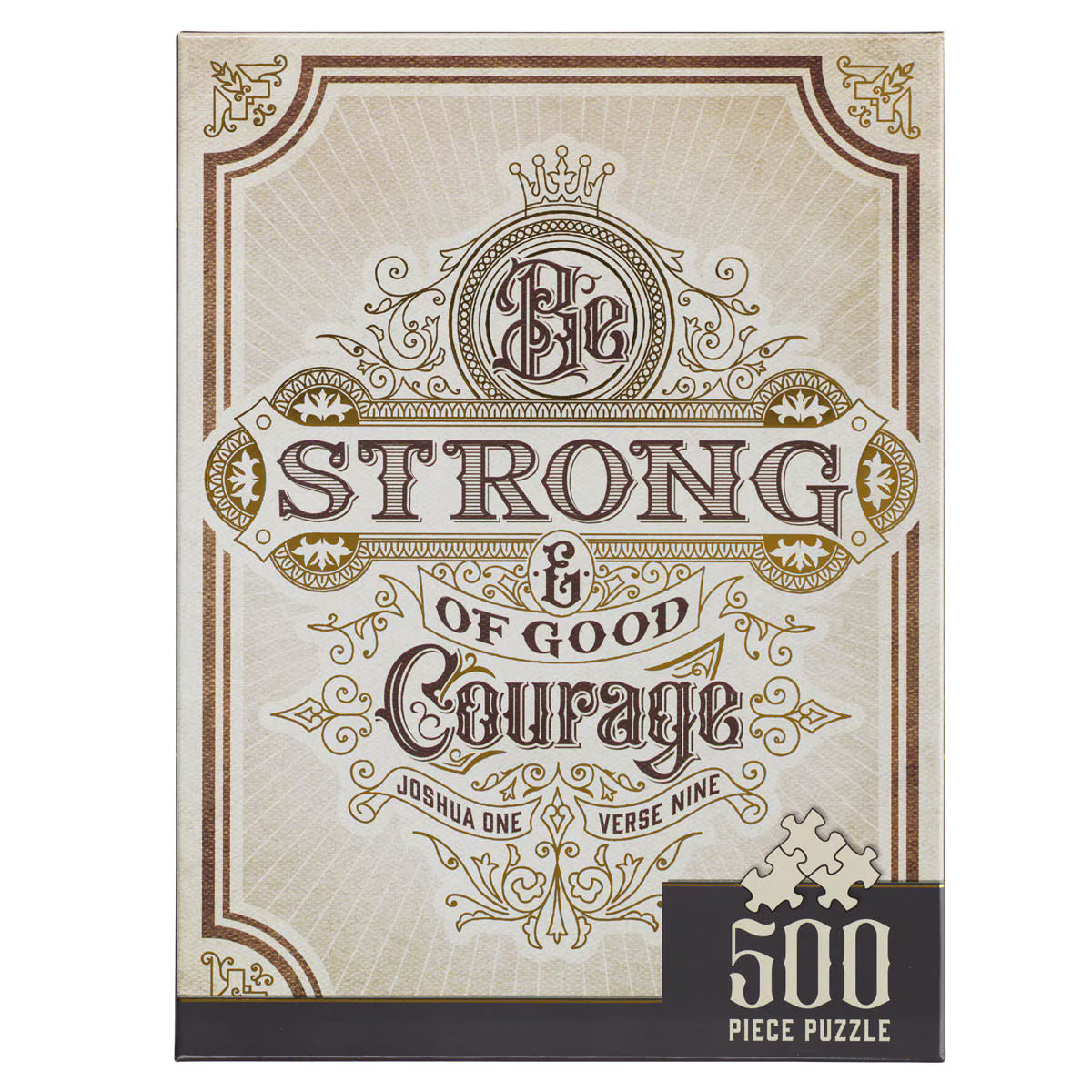 Be Strong and of Good Courage 500-piece Jigsaw Puzzle - Joshua 1:9