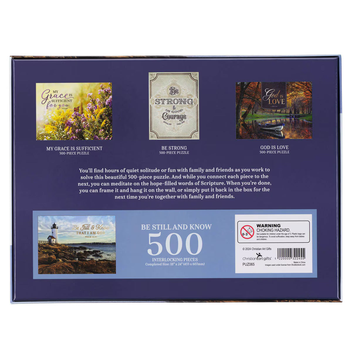 Be Still and Know 500-piece Jigsaw Puzzle - Psalm 46:10