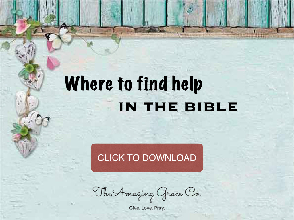 Where to find help in the bible. Bible reading for any occasion. Downloadable bible references for different times of your life.