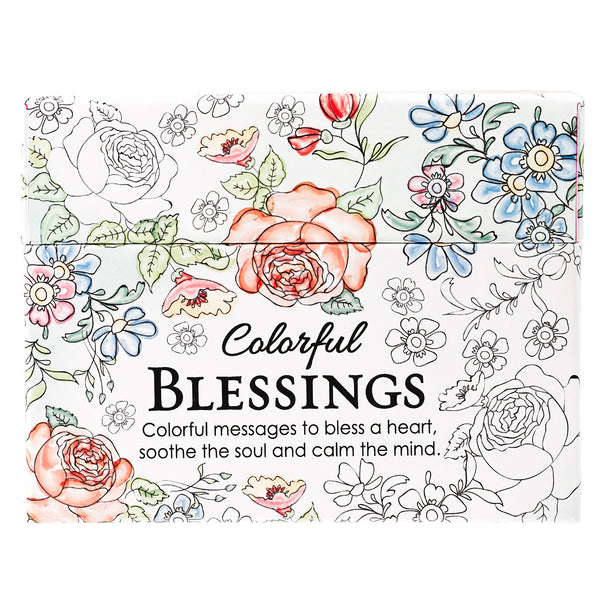 Colourful Blessings Colouring Cards - The Amazing Grace Co