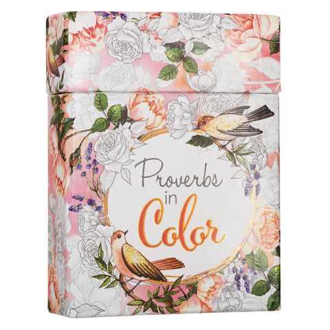 Proverbs in Colour Colouring Cards - The Amazing Grace Co