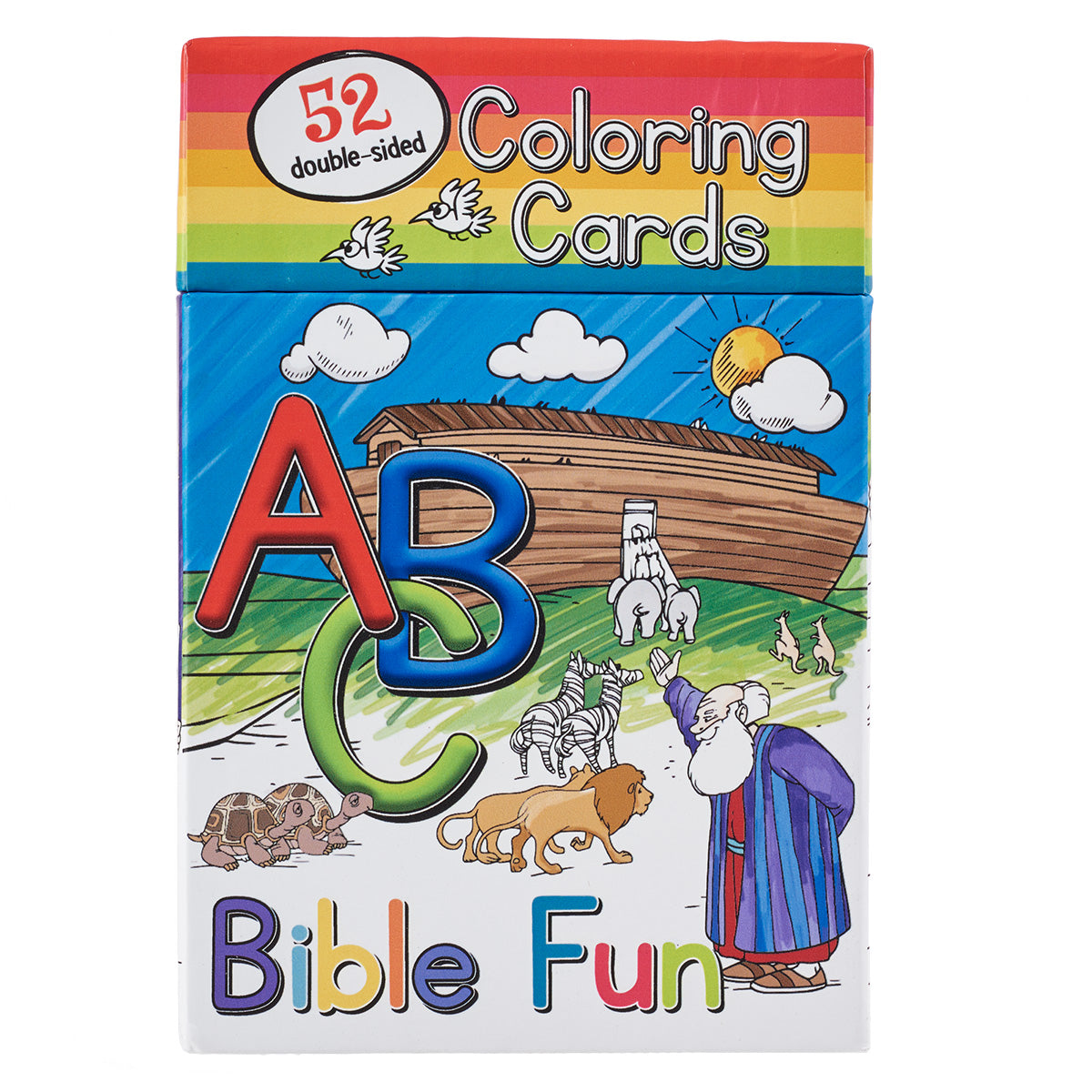 52 ABC Bible Fun Colouring Cards for Kids - The Amazing Grace Co