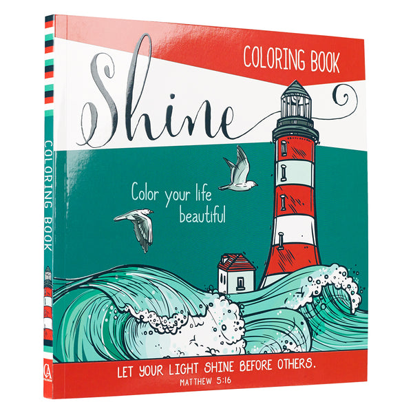 Shine Colouring Book - Matthew 5:16 - The Amazing Grace Co