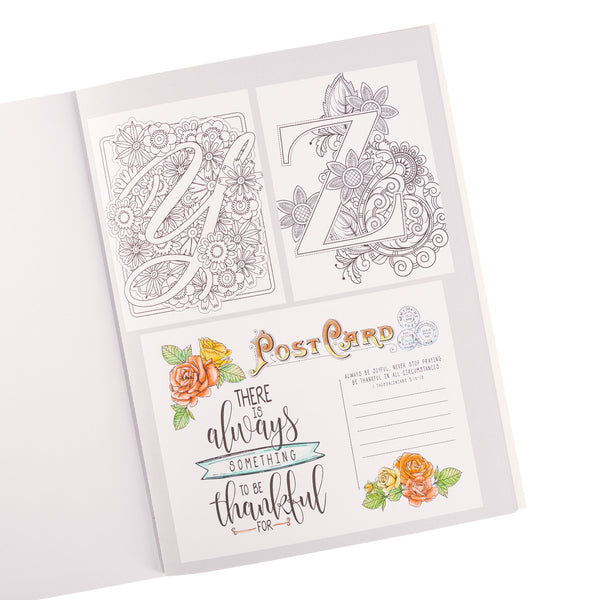 Letters To Live By Colouring Book