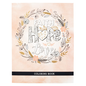 Faith Hope Love Colouring Book