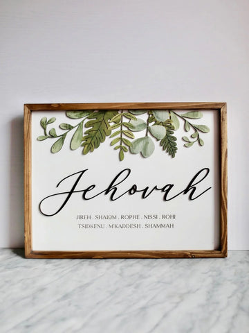 Jehovah Plaque (website exclusive)