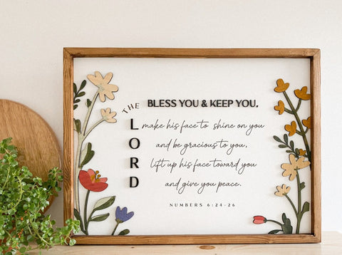 The Lord Bless You and Keep You Plaque (website exclusive)