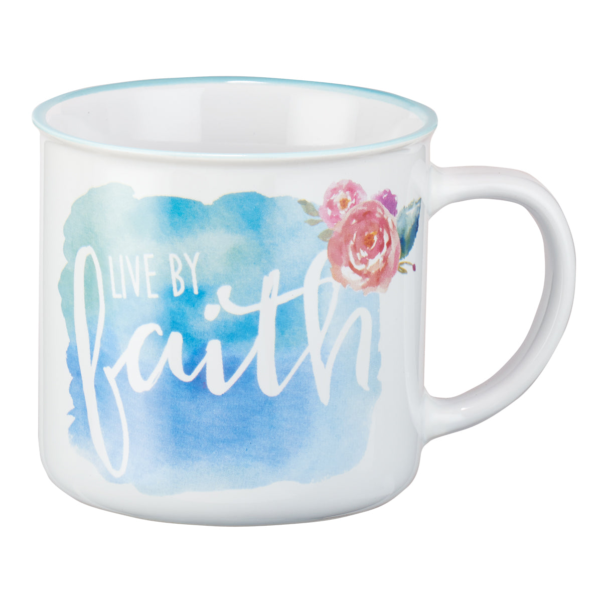 Live By Faith Coffee Mug - The Amazing Grace Co