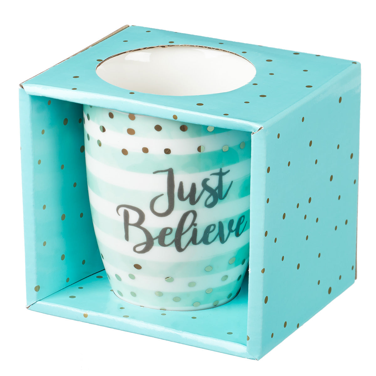 Just Believe Ceramic Coffee Mug - Mark 5:36 - The Amazing Grace Co