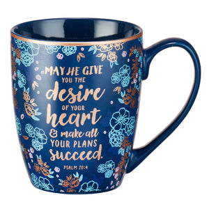 Desire of your Heart Coffee Mug - Psalm 20:4 - The Amazing Grace Co