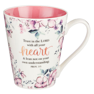 Trust in the Lord Coffee Mug - Proverbs 3:5 - The Amazing Grace Co