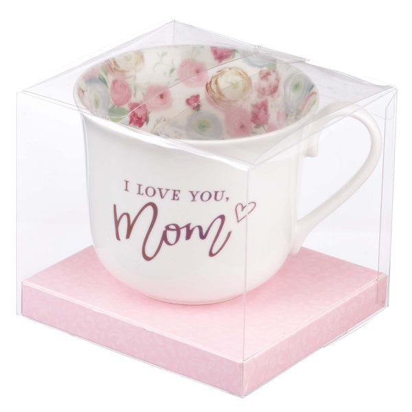 Love You Mom Ceramic Mug - Proverbs 31:29 - The Amazing Grace Co