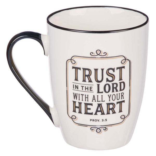 Trust in the LORD Ceramic Mug – Proverbs 3:5 - The Amazing Grace Co