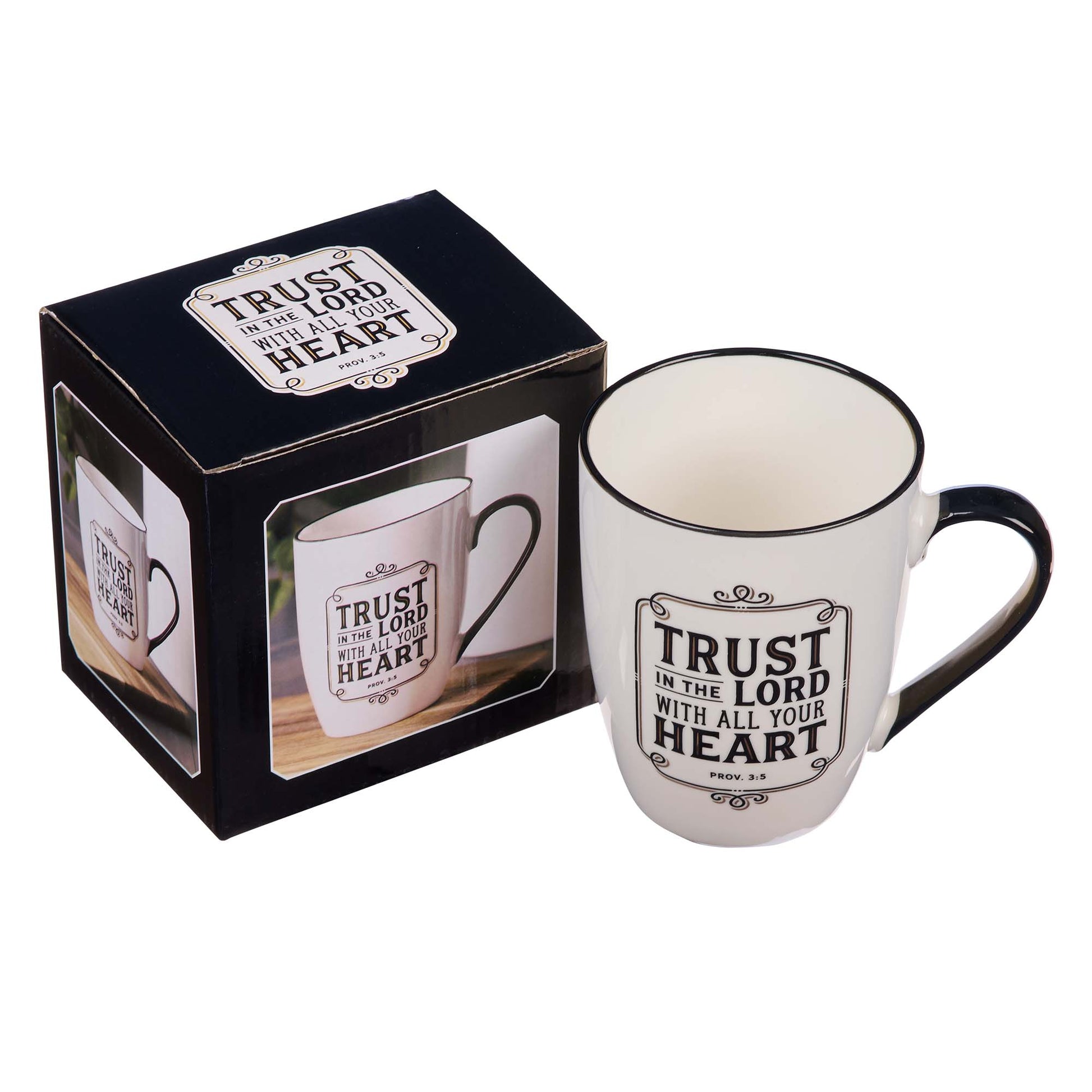 Trust in the LORD Ceramic Mug – Proverbs 3:5 - The Amazing Grace Co